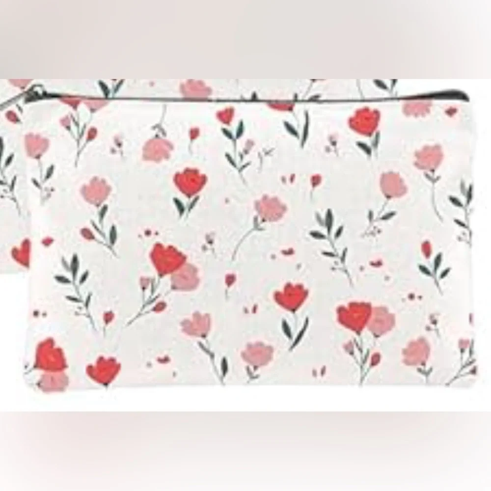 Floral Print Canvas Bag